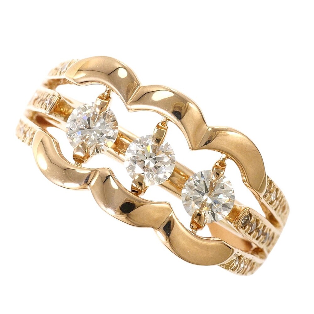 VINTAGE 18k Gold Diamond Ring